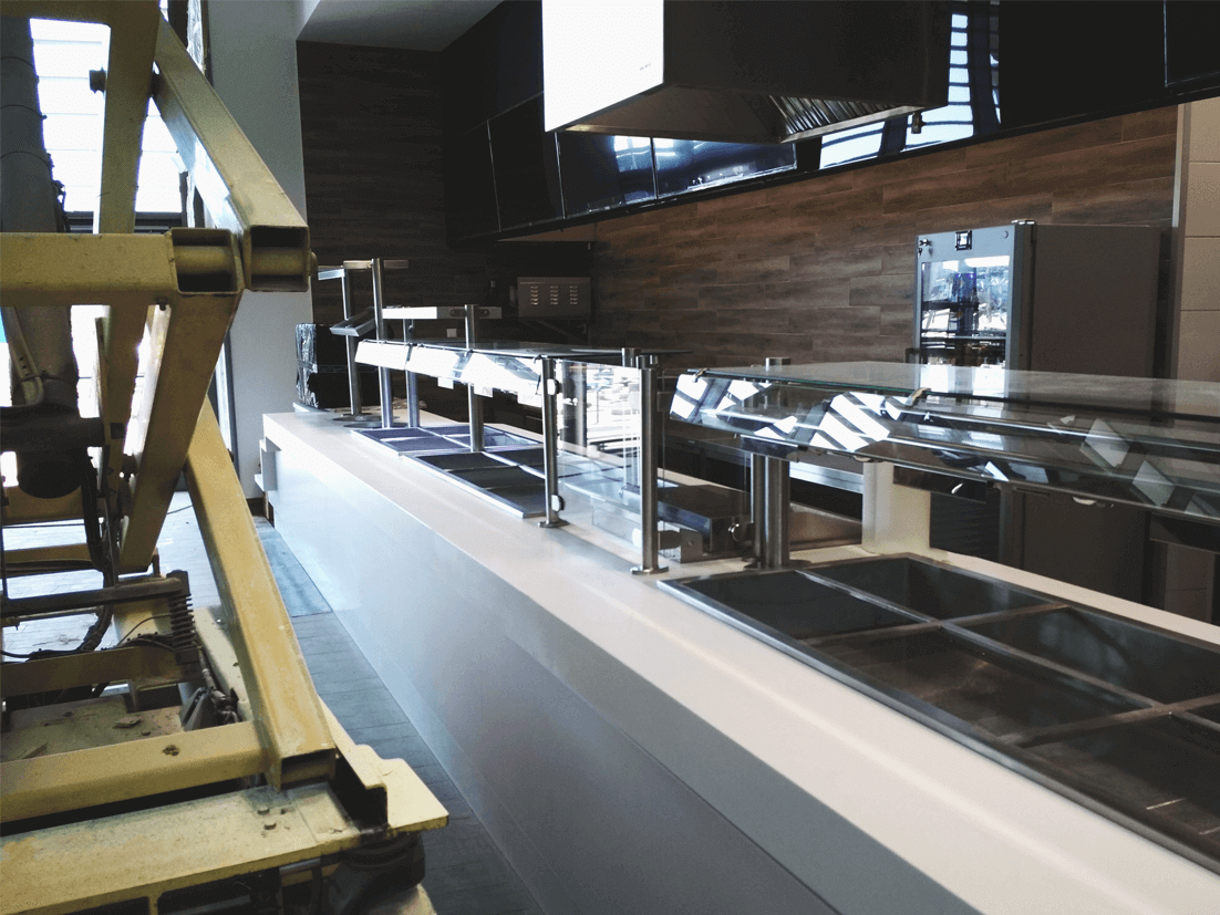 Wyposażenie restauracji Olimp w Krośnie